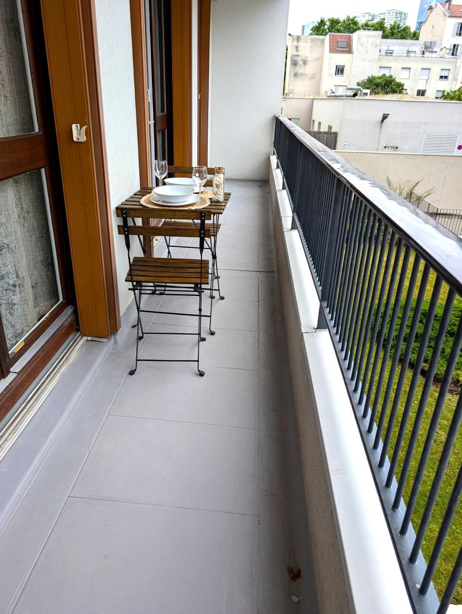 Apartmán Evasion La Defense - Balcon & Wi-Fi, A 10 Min De Paris Courbevoie Exteriér fotografie